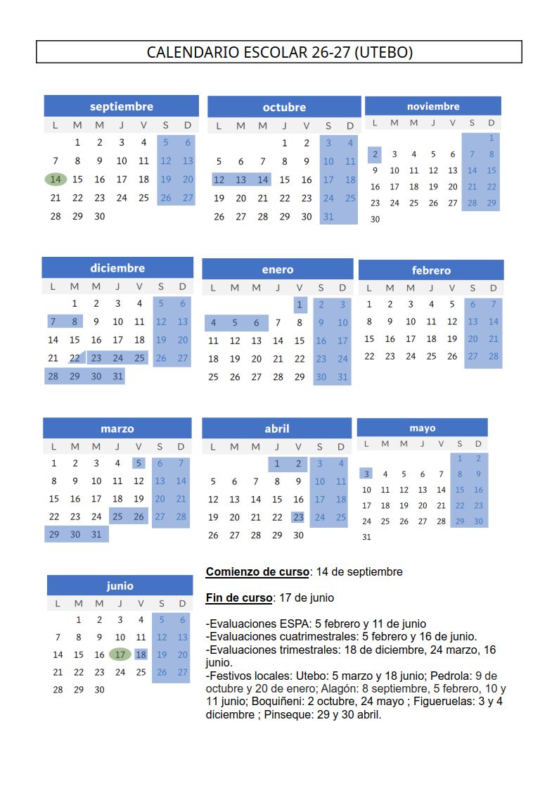 calendario 2627